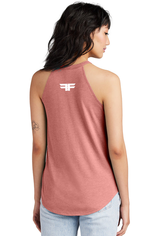 FOF Text Logo Mauve Tank