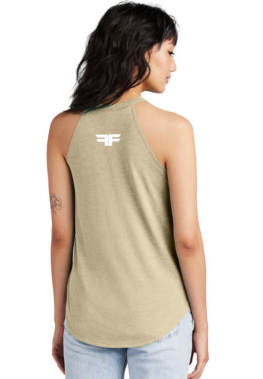 FOF Text Logo Tan Tank