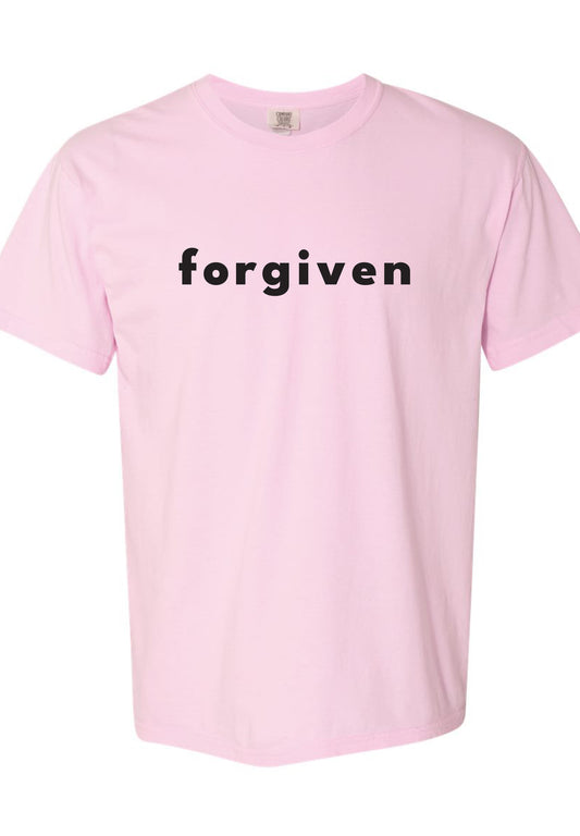 Forgiven Light Pink Tee