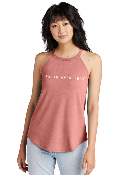 FOF Text Logo Mauve Tank