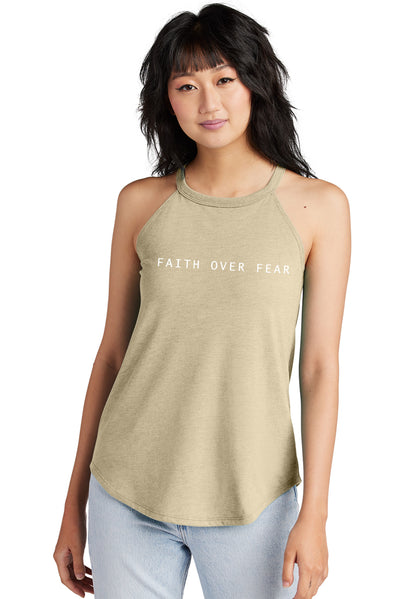 FOF Text Logo Tan Tank