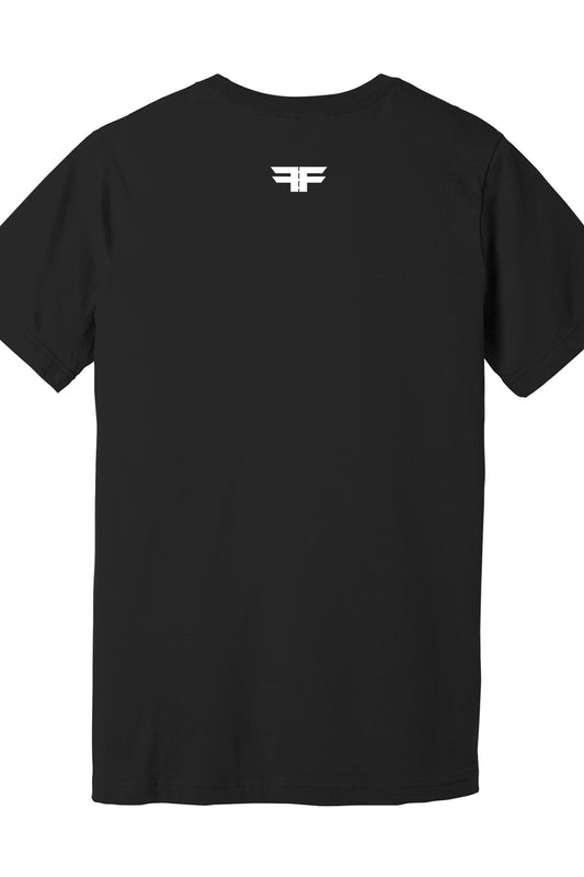 Retro Faith Over Fear Black Tee