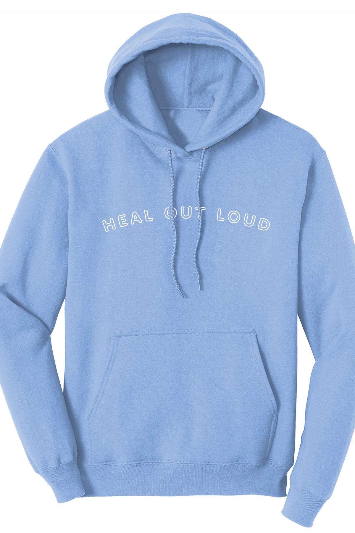 Heal Out Loud Light Blue Hoodie