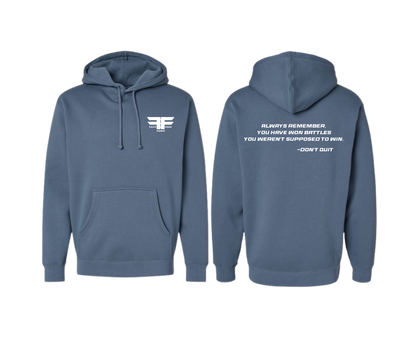 Mental Health Hoodie Storm Blue